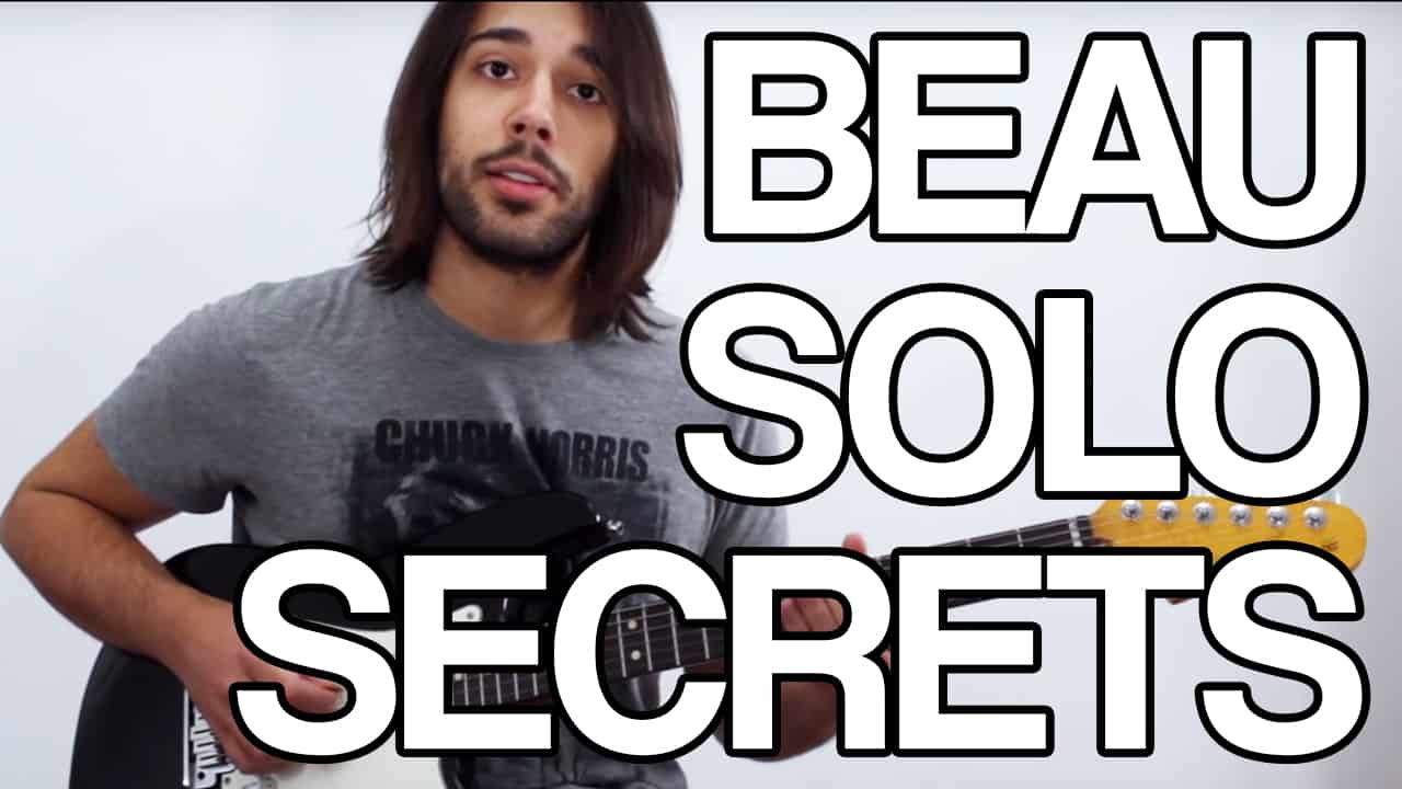 beau solo secret guitare tuto astuce cours vidéo apprendre facile