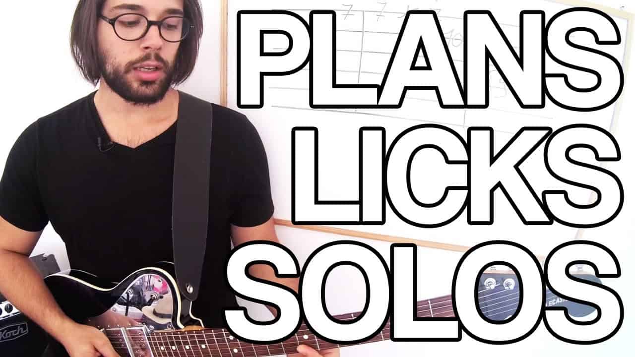 plan licks solo apprendre jouer improviser enrichir jeu facile tuto cours
