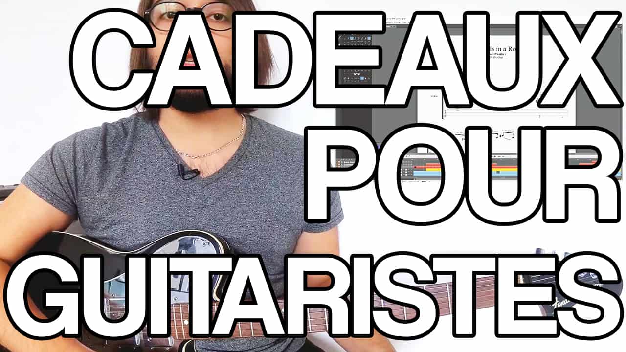 Cadeaux pour les guitaristes logiciel gratuit travailler facilement partition métronome accordeur enregistreur