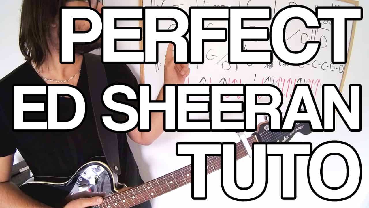 Perfect ed sheeran tuto accords rythmique jouer facile cours vidéo partition et tablature apprendre leçon guitare