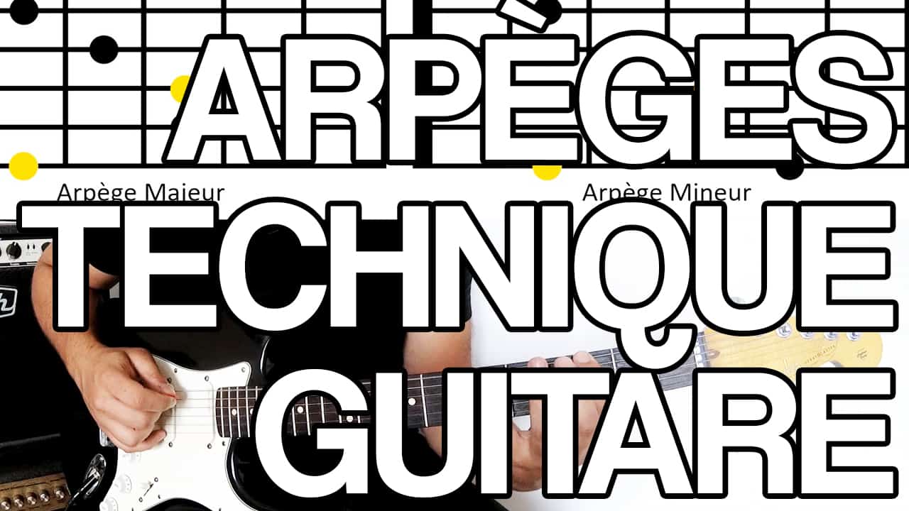 arpège technique sweeping solo impro cours leçon vidéo