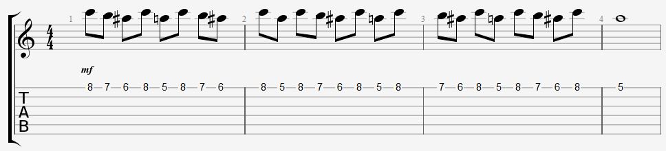 délier doigts guitare exercice facile coordination apprendre jouer leçon