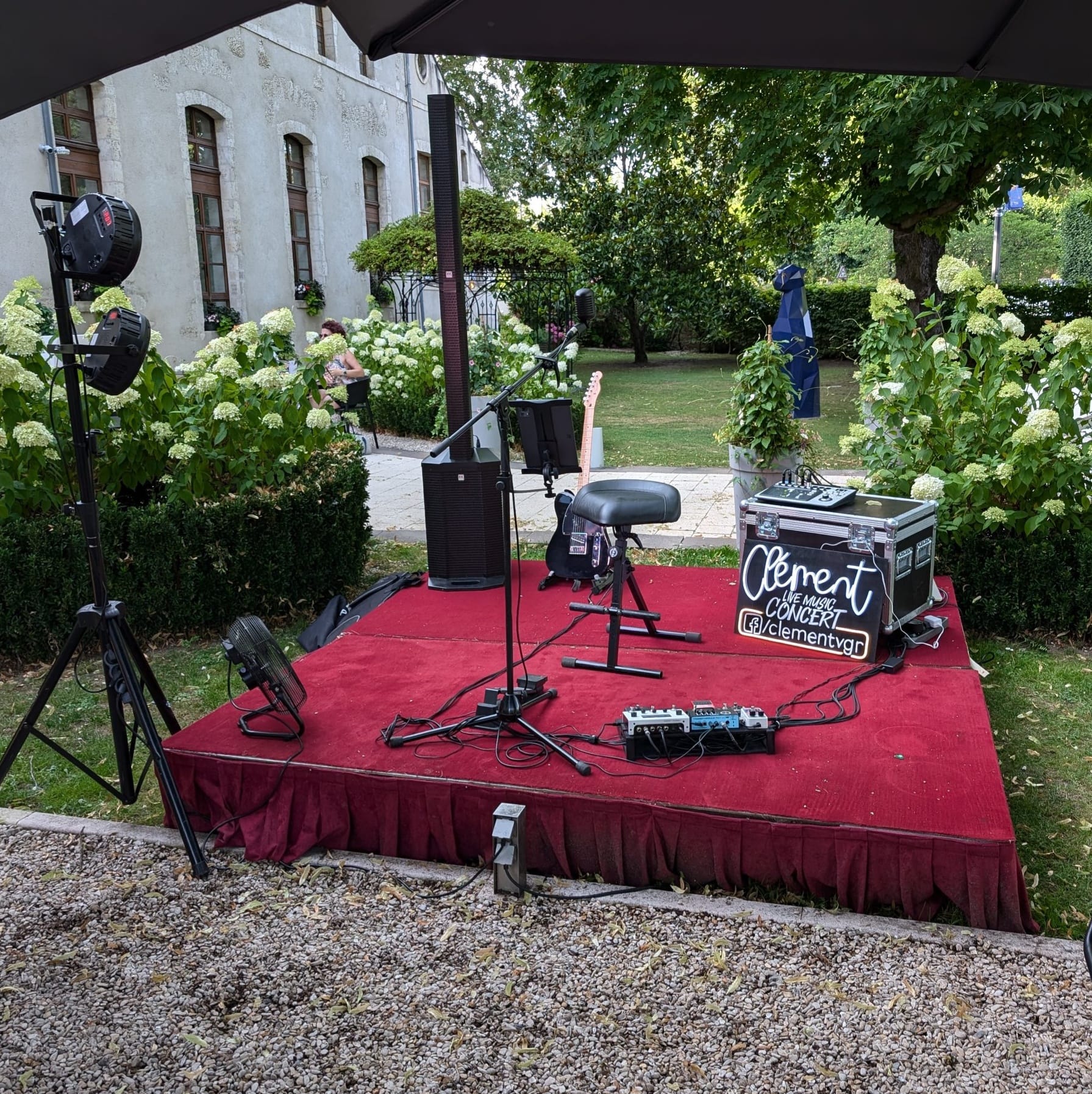 Clément Vigier musicien vin d'honneur allier